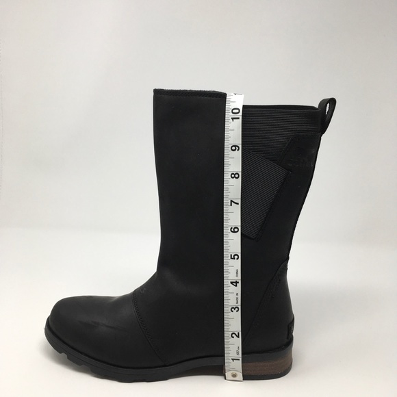 sorel emelie mid boot black